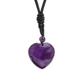 pendentif coeur pierre naturelle