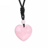 pendentif coeur pierre précieuse