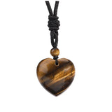 pendentif coeur oeil de tigre