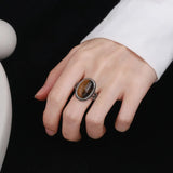 bague femme pierre naturelle