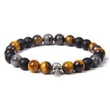 bracelet oeil de tigre labradorite