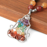 Collier 7 Chakras Vraies Pierres