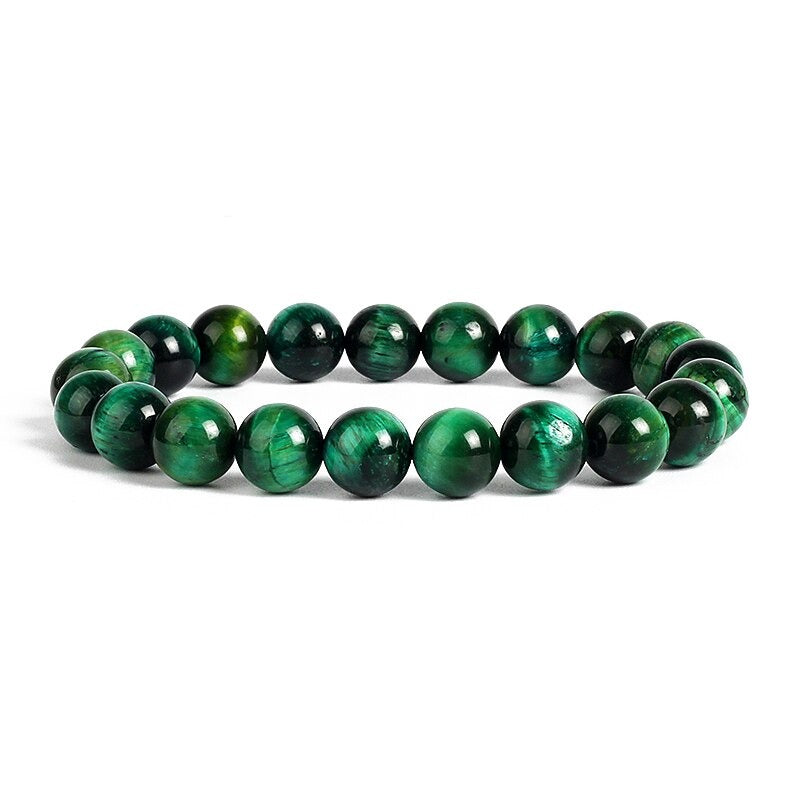 Bracelet Protection Pierre Oeil De Tigre/hématite 8mm - Kalum Creations