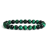 oeil de tigre vert bracelet