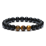 bracelet obsidienne oeil de tigre