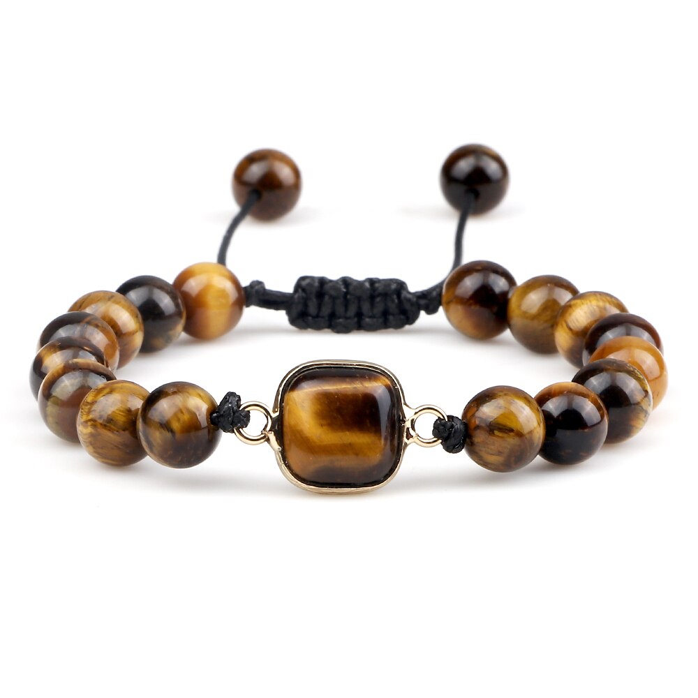 Nouveaux Bracelets De Perles En Pierre Doeil De Tigre 7 Perles De Guérison Des Chakras Bijoux Damitié Tressés En Corde Réglable Pour Hommes Et Femmes Du 0,96 € | DHgate