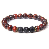 Bracelet Pierre de Lave Oeil de Tigre