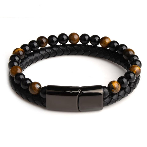 bracelet homme oeil de tigre