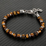 bracelet perle oeil de tigre homme