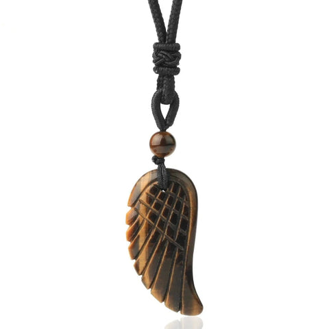 Collier Homme en oeil de tigre et lave Collier Homme en oeil de tigre et lave
