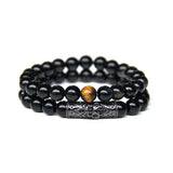 bracelet homme onyx