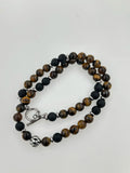 collier perles rare homme