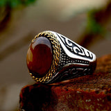 bague homme oeil de tigre