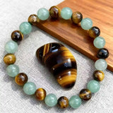 Bracelet Aventurine et Oeil de Tigre