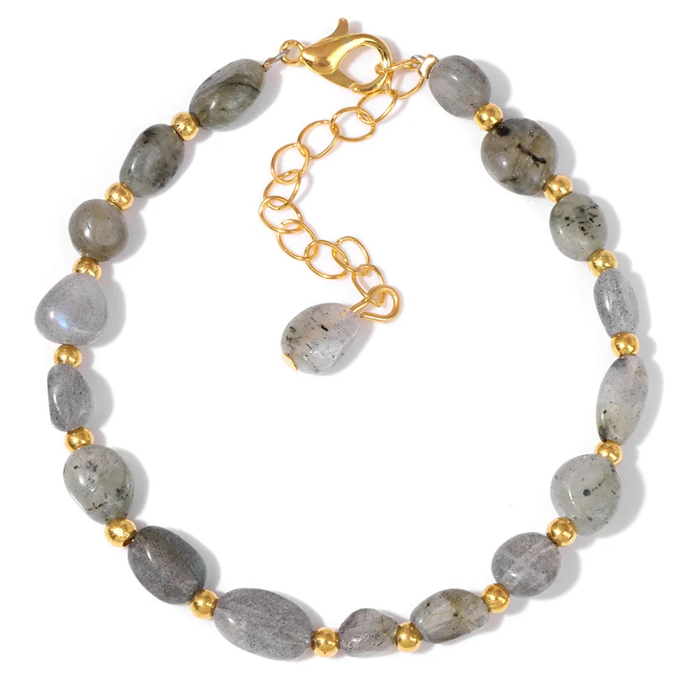Bracelet Coloré En Pierre Précieuse Naturelle De Tourmaline Avec Boules De 4 Mm Montées Sur Fil Bracelet Coloré En Pierre Précieuse Naturelle De Tourmaline Avec Boules De 4 Mm Montées Sur Fil