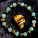 Bracelet Aventurine et Oeil de Tigre