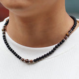 collier homme perle​