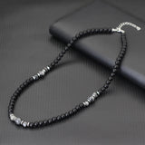 collier en perle homme​