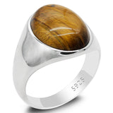 bague argent oeil de tigre