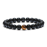 bracelet oeil de tigre obsidienne