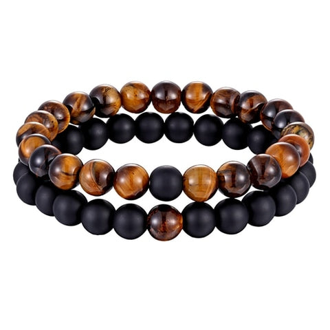 bracelet oeil de tigre couple