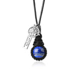 pendentif oeil bleu homme