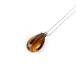 pendentif oeil de tigre goutte