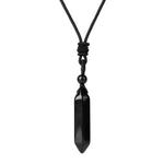 pendentif homme onyx noir