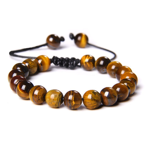 bracelet shamballa oeil de tigre