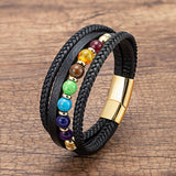 bracelet 7 chakras pour homme