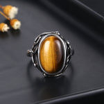 bague cabochon pierre fine